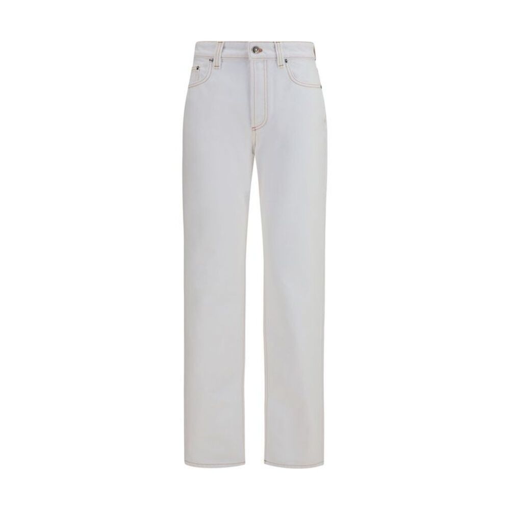 Versace White Cotton High-Waisted Women's Jean